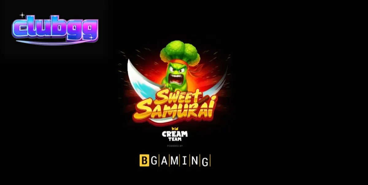 O Samurai Brócolis observando a grade de jogo do slot Sweet Samurai